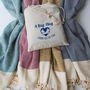 Personalised Cotton Handwoven Sofa Throw, Gift For Dads, thumbnail 2 of 12