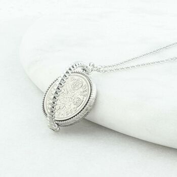 Dates 1928 To 1967 Sixpence Spinner Necklace, 3 of 12