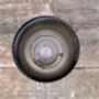 Grey Tinted Ribbed Tea Light Holder, thumbnail 3 of 3