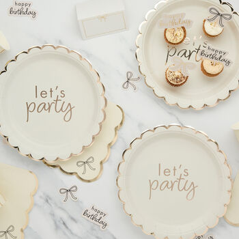 Let's Party Champagne Party Plates X Eight, 4 of 4