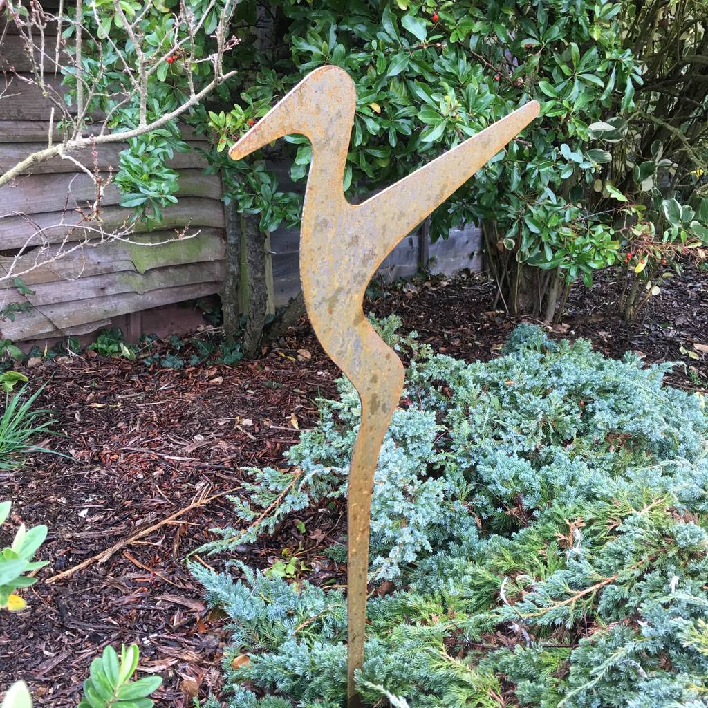 Metal Bird Garden Sculpture By Earthome