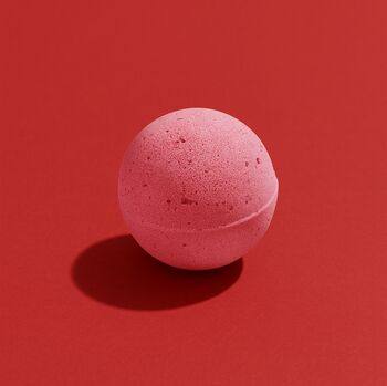 Merry And Bright Cranberry Christmas Bath Bomb Gift, 3 of 7