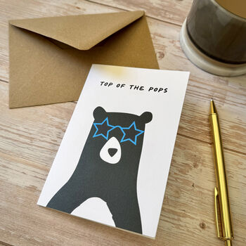 Top Of The Pops, A6 Father's Day Card, 3 of 6
