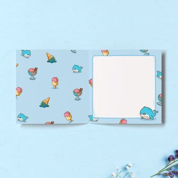 Whale Birthday Card | Cute Greetings Card, 3 of 4