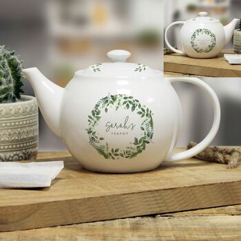 Personalised Floral Teapot, 3 of 3