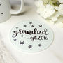 Personalised Grandfather Star Glass Coaster, thumbnail 1 of 2