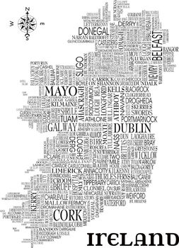 Ireland Word Map, 2 of 5