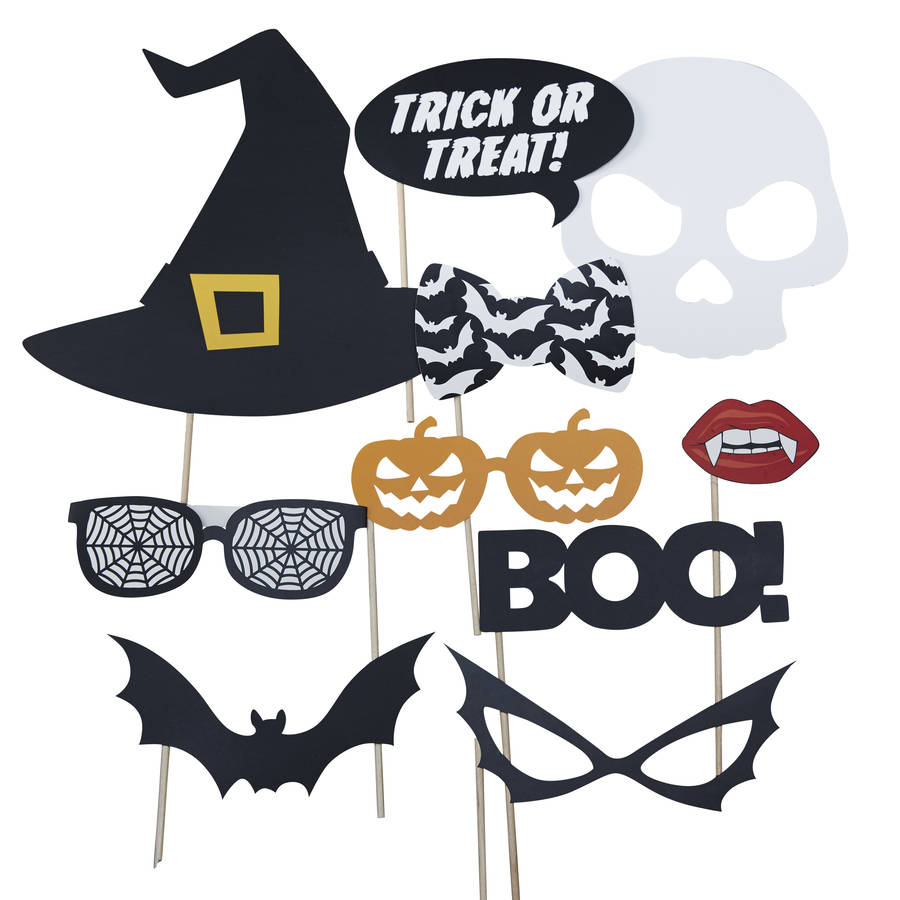Halloween Party Photo Booth Props By Ginger Ray