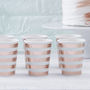 Rose Gold Foiled Baby Shower Paper Party Cups, thumbnail 1 of 3