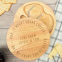 Personalised Engraved Cheeseboard Gift For Dad, thumbnail 1 of 6