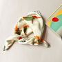 Personalised Fancy Foxes Silky Square Scarf, thumbnail 6 of 10
