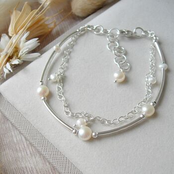 Freshwater Pearl Layered Bracelet, 2 of 7