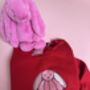 Some Bunny Loves You Embroidered Sweatshirt, thumbnail 9 of 10