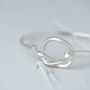 Personalised Silver Knot Bracelet Girlfriend Gift, thumbnail 3 of 8