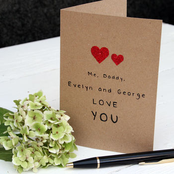 Personalised Love You Card, 2 of 2
