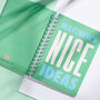 Personalised Nice Ideas Notebook, thumbnail 4 of 8