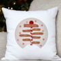 Persoanlised Snow Sign Cushion, thumbnail 1 of 4