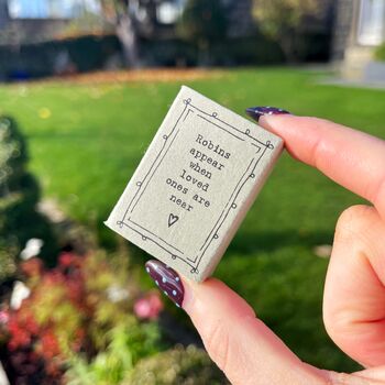 Porcelain Robin In Tiny Matchbox, 3 of 5