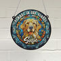 Golden Retriever Memorial Suncatcher, thumbnail 1 of 6