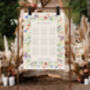 Personalised Wildflower Seating Chart, thumbnail 1 of 2