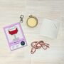 Partners In Wine! Mini Matchbox Cross Stitch Kit, thumbnail 6 of 6