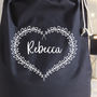 Personalised Delicate Heart Christmas Sack, thumbnail 3 of 3