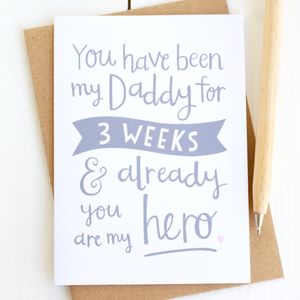 first fathers day cards from baby