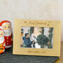 Personalised Daddy/Grandad First Christmas Frame, thumbnail 1 of 3