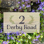 Personalised Wreath Wooden House Sign, thumbnail 2 of 2