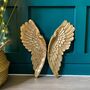 Angel Wings Gold Wall Hanging, thumbnail 1 of 4