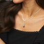 Rose Gold Strawberry Sterling Silver Necklace, thumbnail 7 of 8
