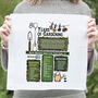 Personalised 80th Birthday Gift For Gardeners Handkerchief Pair, thumbnail 4 of 6