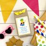 Personalised Summer Themed Kids Party Bags Containing A Bake At Home Biscuit Mix, thumbnail 2 of 6