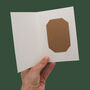Pack Of Five Reusable Eco Friendly Christmas Cards Blank Or Optional Handwritten Message, thumbnail 4 of 10