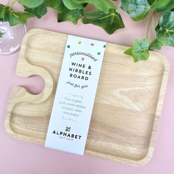 Personalised Wine And Picky Bits Board, 2 of 3