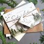 Misty Forest Wedding Invitations Sample, thumbnail 4 of 11