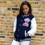 Let The Good Times Roll Vintage Style Varsity Jacket, thumbnail 3 of 4