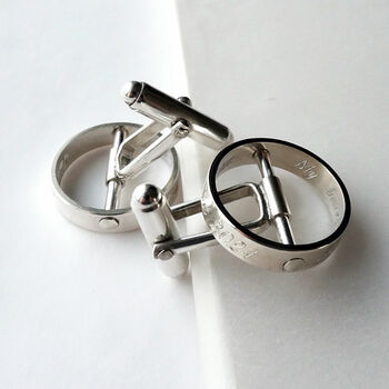 Personalised 'The Day My Life Changed' Cufflinks, 10 of 11
