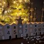Wooden Star And Houses Christmas Advent Rule, thumbnail 2 of 2