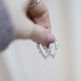 Sterling Silver Harmony Hoops, thumbnail 6 of 8