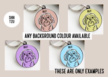 Shih Tzu Outline ID Tag, 4 of 4