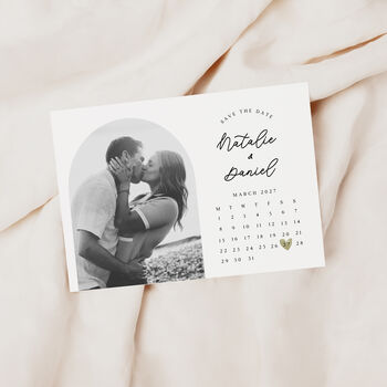 Personalised Save The Date Photo Postcard, 2 of 4