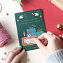 Traditional Gold Foil Christmas Scratch Surprise Card, thumbnail 1 of 9