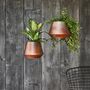 Aged Copper Hanging Planter, thumbnail 1 of 4