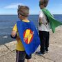 Superhero Cape In Felt, Personalised With Full Name, thumbnail 5 of 11