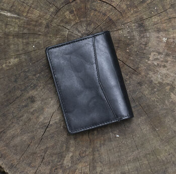 Woodland Collection Black Leather Card Holder – Slim Rfid Wallet, 5 of 6