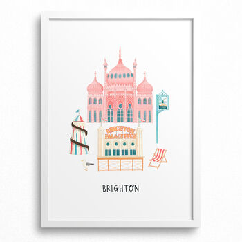 Personalised Brighton City Print, 2 of 6