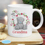 Personalised Me To You Christmas Mug – For Nan, Grandma, Mum Or Special Someone, thumbnail 1 of 3