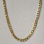 Figaro Chain Necklace 18 K Gold Plated, thumbnail 2 of 7