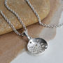 Sterling Silver Bubble Dish Necklace, thumbnail 4 of 6